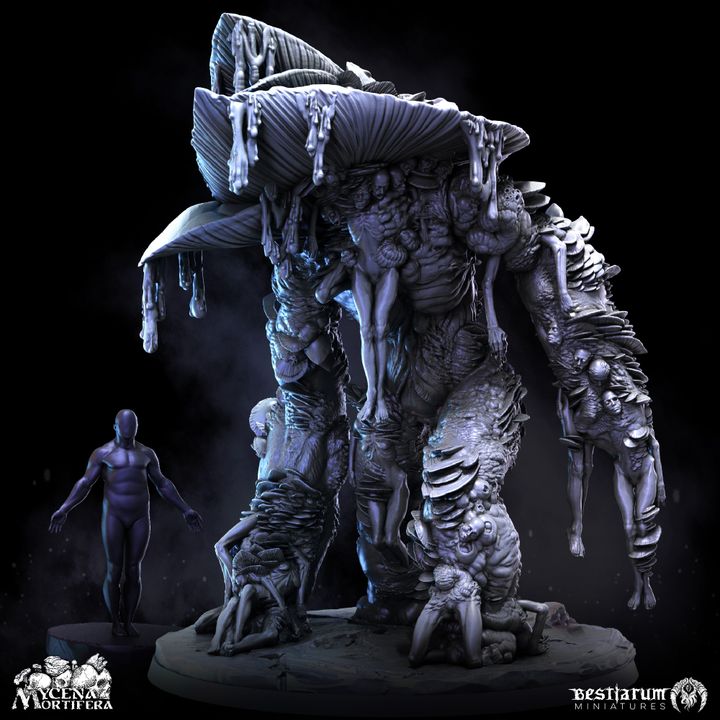 vanillani demon concept “SANCTUM MICRO“ 3D Printable Mycena Mortifera Part 1: Collection by